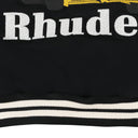 BLACK/CREAM GP VARSITY JACKET