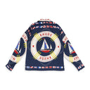 BLUE FLAG SAIL LS SILK BUTTON-DOWN SHIRT