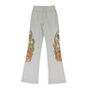 GRAY FLAME GLASS SWEATPANTS