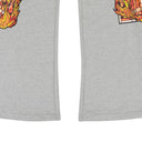 GRAY FLAME GLASS SWEATPANTS