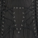 BLACK WINDOW LONGLINE CORSET