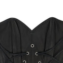 BLACK WINDOW LONGLINE CORSET