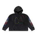 MULTICOLOR INTERTWINED WINDOWS HOODIE
