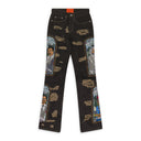 MULTICOLOR BARRIERS BOOTCUT JEANS