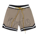 KHAKI BASKETBALL SWIM TRUNKS