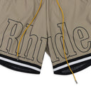 KHAKI BASKETBALL SWIM TRUNKS
