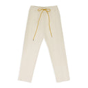 CREAM TOBACCO WIDE LEG TRACK PANTS