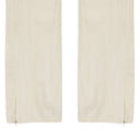 CREAM TOBACCO WIDE LEG TRACK PANTS