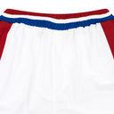 WHITE CHEVRON TRACK SHORTS