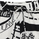 BLACK STRADA SILK SHORTS