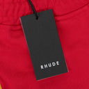 RED TERRY SWEATPANTS
