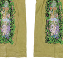 TAN GARDEN GLASS THORNED PANTS