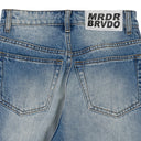 BLUE MULTIPOCKET RELAXED-FIT JEANS