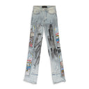 BLUE HIT STRAIGHT-FIT JEANS