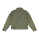 BLUE UNFURLED DENIM JACKET