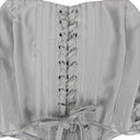 GREEN TAILORED DEEP NECK CORSET