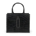 BLACK ARCH TOTE XL MESSENGER BAG