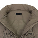 GRAY EMBROIDERED BOMBER