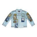 BLUE ETERNITY LEATHER JACKET