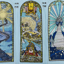 BLUE ETERNITY LEATHER JACKET