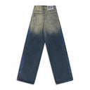 INDIGO WINGED LOGO BOOTCUT JEANS