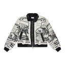 BEIGE VOUYAGE BOMBER