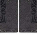 BLK CENTRALIZED HARDWARE STRAIGHT-FIT JEANS