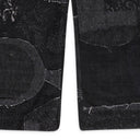 BLACK BORO GRID STRAIGHT JEANS