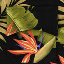 BLACK SNAP HAWIIAN BUTTON-DOWN SHIRT