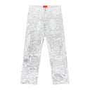 WHITE DUALITY STRAIGHT-FIT JEANS