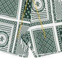 GREEN BANDANA SWIM TRUNKS SWIM TRUNKS