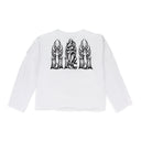 WHITE EYE WINGED LOGO LS T-SHIRT