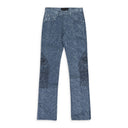 INDIGO WOVEN TRUCKER TROUSERS