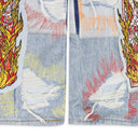 BLUE BARRAGE STRAIGHT JEANS