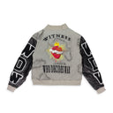 SILVER NAMESAKE VARSITY JACKET