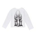 WHITE WINGED GRADIENT LS T-SHIRT