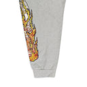 GRAY FLAMES GLASS HOODIE