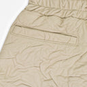 CREAM CRINKLED TAILORED SHORTS