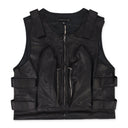 BLACK BULLET POINT VEST