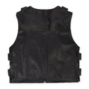 BLACK BULLET POINT VEST