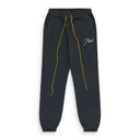 BLACK TERRY SWEATPANTS