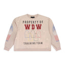 SILVER TRAINING CREWNECK SWEATER