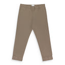 GRAY SLIM CUFF TRACK PANTS