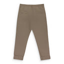 GRAY SLIM CUFF TRACK PANTS