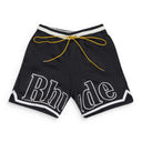 BLACK COURT LOGO SHORT SHORTS