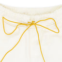 WHITE TERRY SHORTS