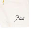 WHITE TERRY SHORTS