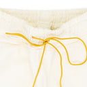 WHITE TERRY SWEATPANTS