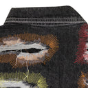 MULTICOLOR EMBROIDERED TRUCKER JACKET