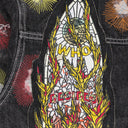 MULTICOLOR EMBROIDERED TRUCKER JACKET